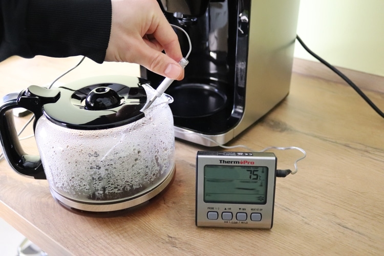 Beem Aroma Fresh Perfect Superior Kaffee Temperatur messen
