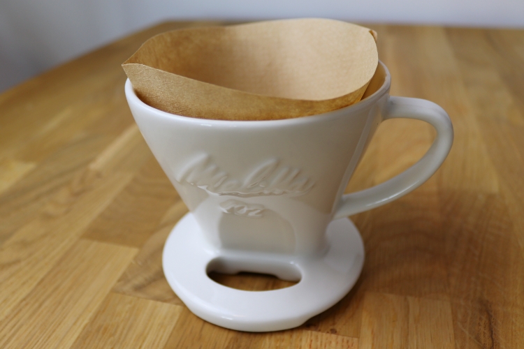 Tassenfilter NEU Porzellan Kaffeefilter Größe 1 x 2 Braun mit Melitta Filter 