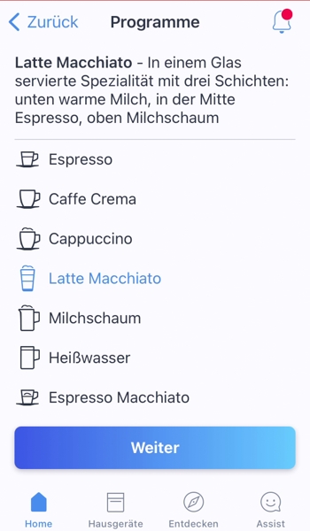 Siemens EQ.500 App Steuerung - Coffee Tasters