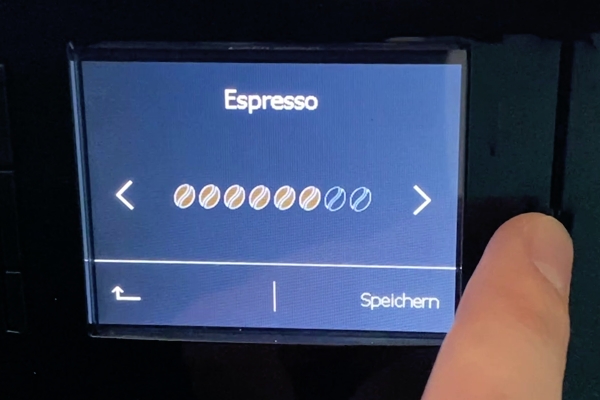 Jura E6 Einstellungen Espresso programmieren 2 - Coffee Tasters