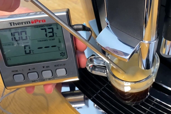 Jura E6 Espresso mild Temperatur