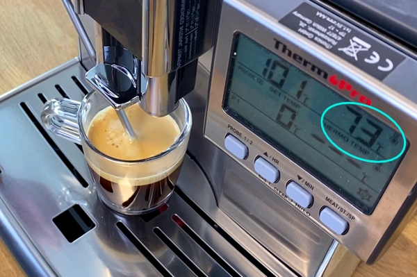 Saeco PicoBaristo Deluxe Espresso Temperatur