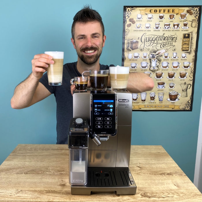 Delonghi Dinamica Kaffeevollautomat mit Latte Macchiato 