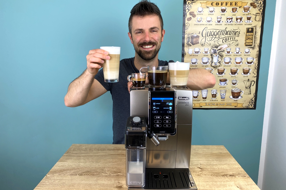 Kaffeevollautomat mit Latte Macchiato Funktion im Test