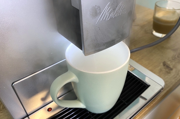 Melitta Latte Select Reinigung Milchsystem Dampf