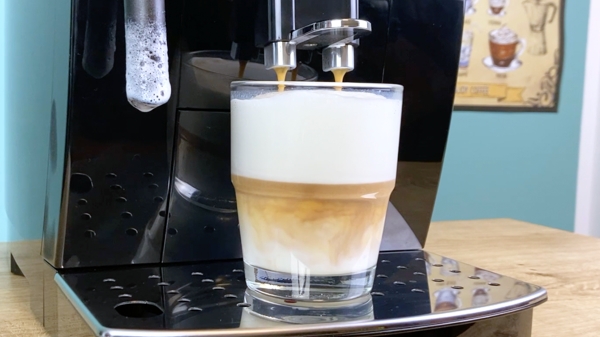 DeLonghi Magnifica ECAM 22.110.B Cappuccino Zubereitung - Coffee Tasters