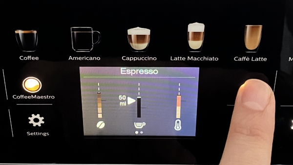 Saeco Gran Aroma Display Espresso Menge