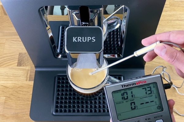 Krups Evidence One Kaffee Temperatur