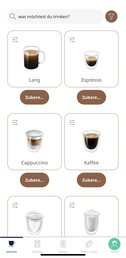 DeLonghi Primadonna Soul Kaffeevollautomat App Steuerung