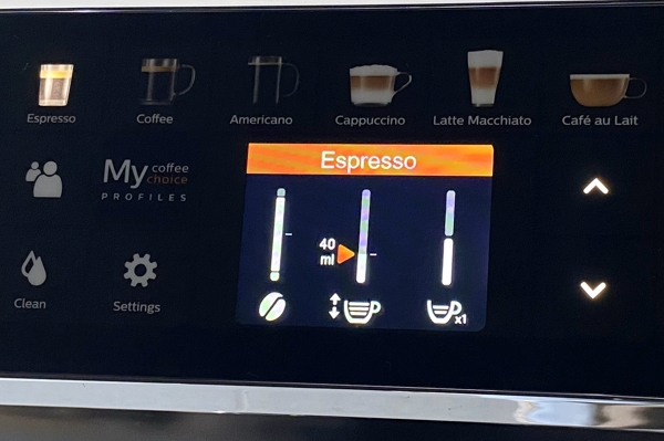 Philips LatteGo 5400 Getraenkemenge Espresso