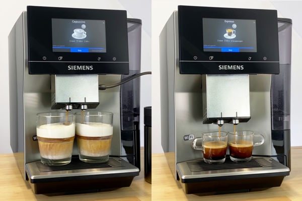 Siemens EQ.700 Cappuccino Doppelbezug