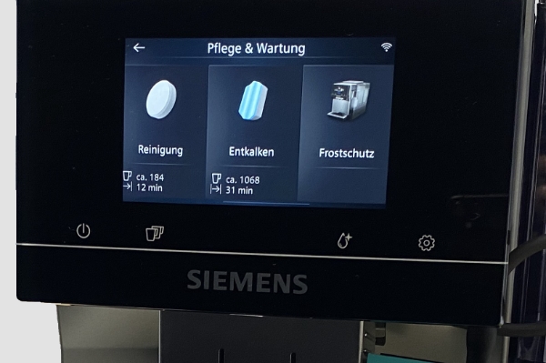 Siemens EQ700 Entkalkung Kaffeevollautomat