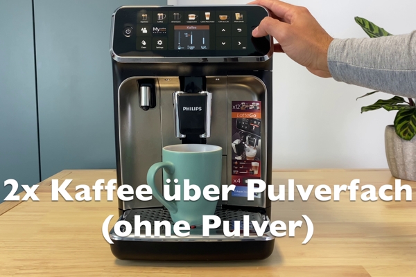 Philips Kaffeevollautomat Entkalkung Unterbrochen Kaffee beziehen