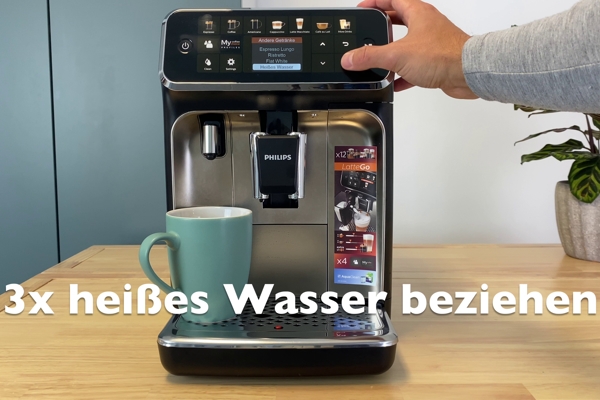 Philips Kaffeevollautomat Entkalkung Unterbrochen Wasser beziehen