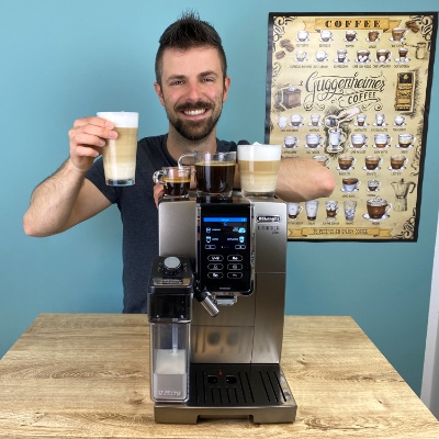 Delonghi Dinamica Plus Kaffeevollautomat Test web